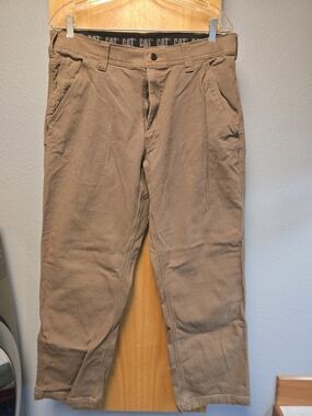 Men's CAT 34x39 Tan Work Pants